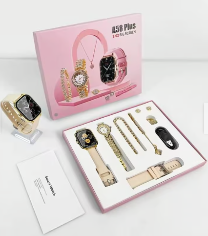 Smartwatch A58 plus con dos relojes y pulsera adicinal