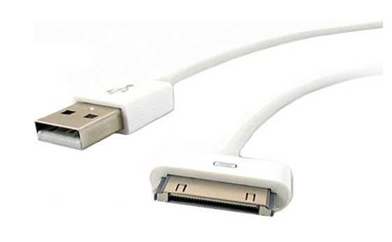 30-Pin Dock Connector-to-USB A Male Adapter Cable for iPad/iPhone 4S