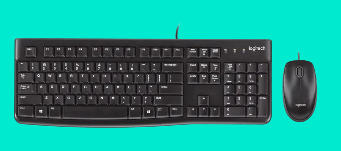 MK120 Corded Keyboard and Mouse Combo