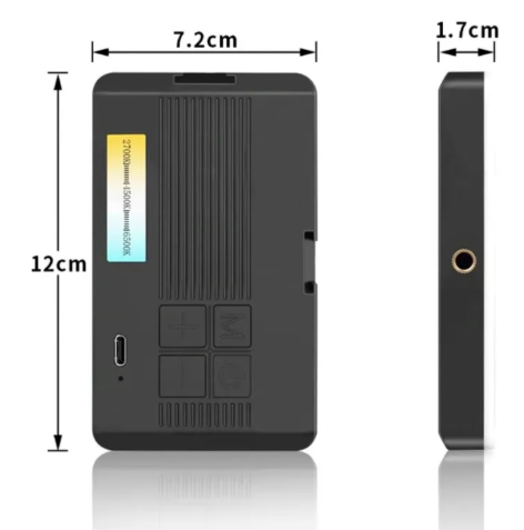 Luz Led Portátil Para Cámaras Tlf Selfis Videos Ajustable