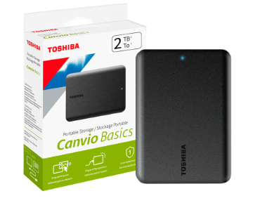DISCO EXTERNO 2 TB TOSHIBA CANVIO BASICS USB 3.0