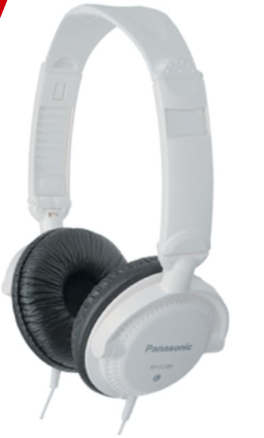 Panasonic RP-DJ120 E-W White headphones