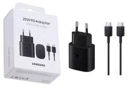 25W POWER ADAPTER + CABLE C TO C SAMSUNG