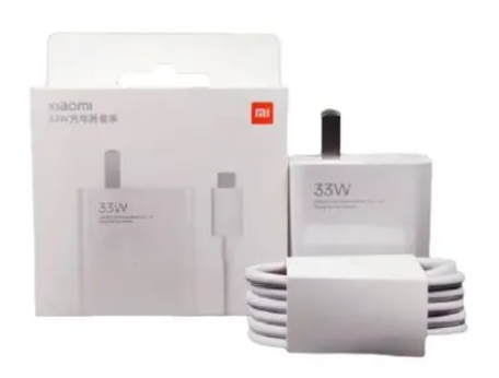 Cargador Genérico 33W + Cable Carga rapida Tipo C