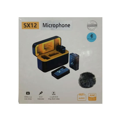MICRÓFONOS INALÁMBRICOS 3 EN 1 TIPO C, IPHONE Y CÁMARA DSLR SX12