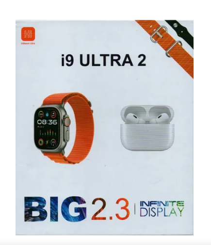 Smartwatch I9 Ultra 2 Big 2.3 Con Audifonos Bluetooth