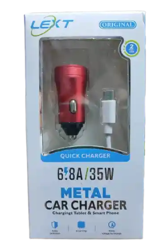 Cargador De Carro 6.8a - 35w - Lext