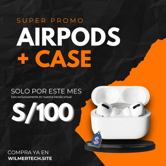 PROMO AIRPODS + CASE GRATIS - PIDELO POR AQUI
