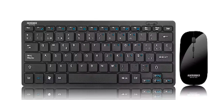 Kit Teclado y Mouse, Marca Micronics, Modelo Smarter MIC WT802+, Inalámbrico, 1200 DPI