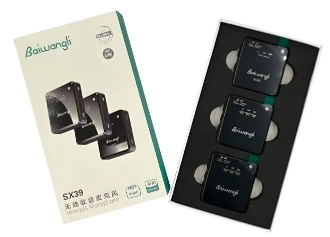 Micrófono Solapero Wireless Dual Para Blog Y Streaming SX39