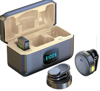 Micrófono inalámbrico USB C - 2 micrófonos 1 transmisor USB C