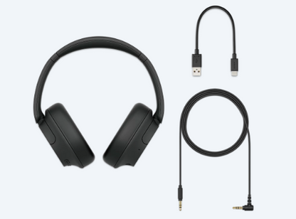 Audífonos con cancelación de ruido Sony WH-CH720 micrófono incorporado, máx. 35 horas, control de música y llamadas, negro