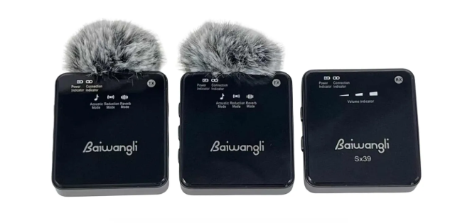 Micrófono Solapero Wireless Dual Para Blog Y Streaming SX39