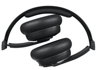 Audífonos bluetooth on ear Skullcandy Cassette micrófono incorporado, máx. 22 horas, control de música y llamadas, negro