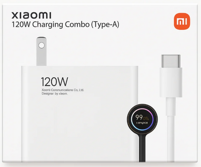 Cargador xiaomi 120w charging combo type-A