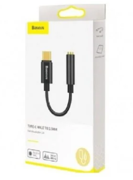 Baseus Type-C Male to 3.5mm Female Adapter L54 Black