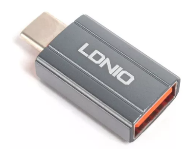 Adaptador Portatil Tipo C A Usb A Lc140 Ldnio Color Gris