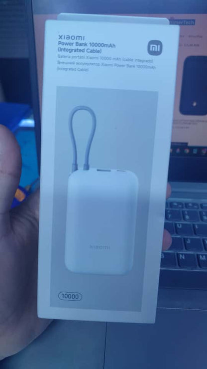 POWER BANK XIAOMI 10000MAH 22.5W CABLE INTEGRADOE