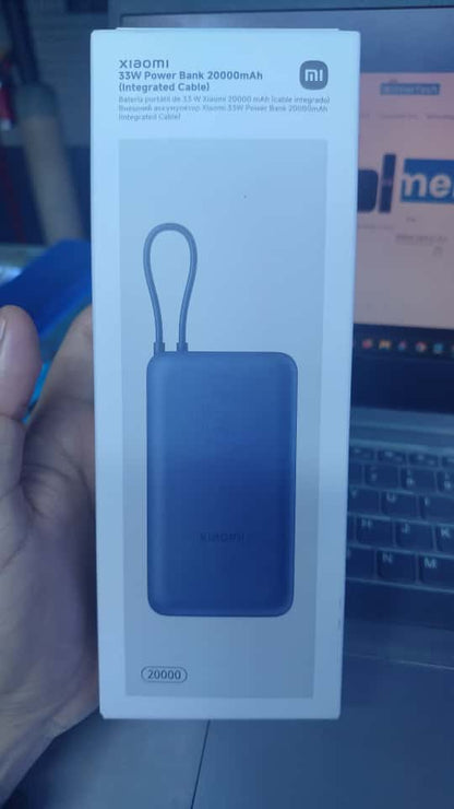 Cargador Xiaomi Power Bank 20000mah 33w Fast Charger