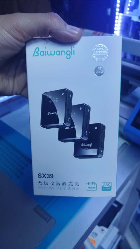 Micrófono Solapero Wireless Dual Para Blog Y Streaming SX39