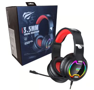 Audífono Gamer HAVIT Gamenote H2233D Graves Potentes e Iluminación RGB