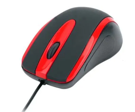 Mouse Óptico Tecnología Alámbrica, Havit HV-MS753, USB 3botones, Diseño Ergonómico – Color Rojo